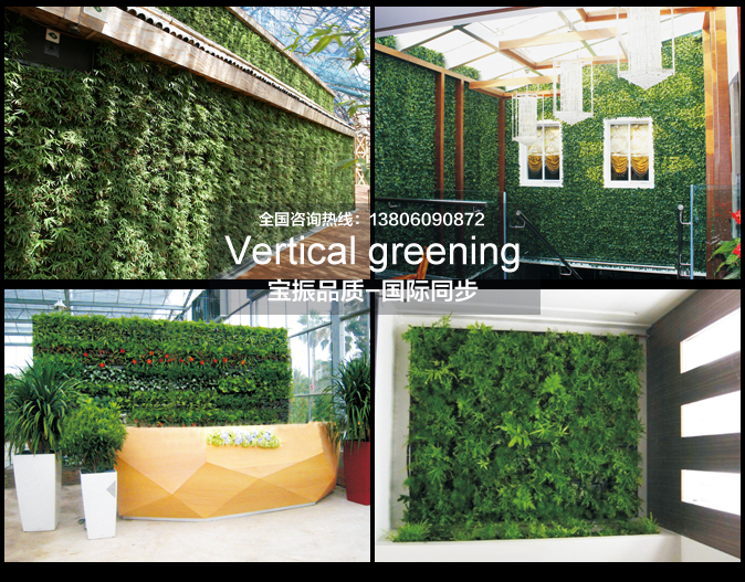 小型垂直绿化植物墙的造景有哪些细节和手法